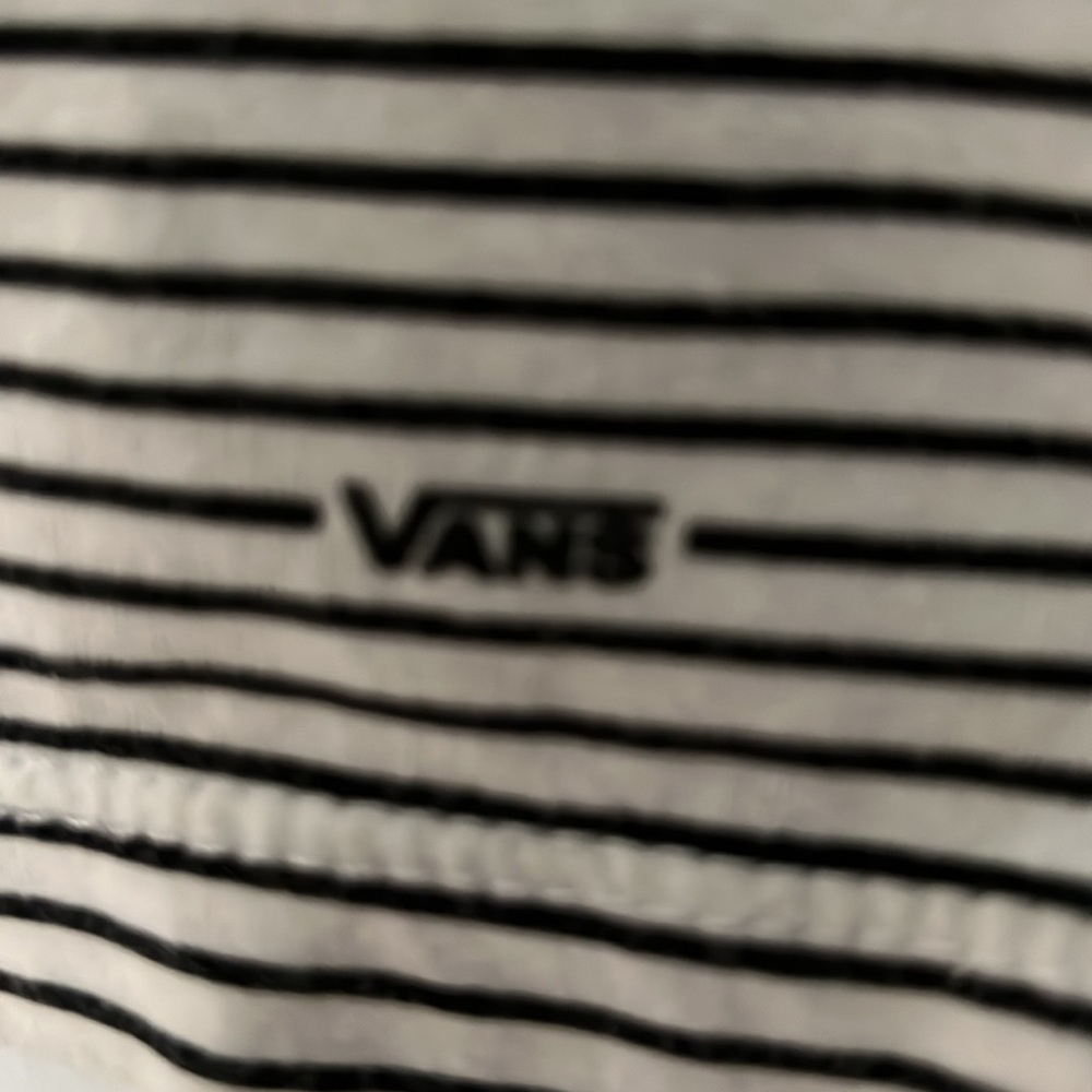 Vans Black and White Long Sleeve Tee - Picture 2 of 2